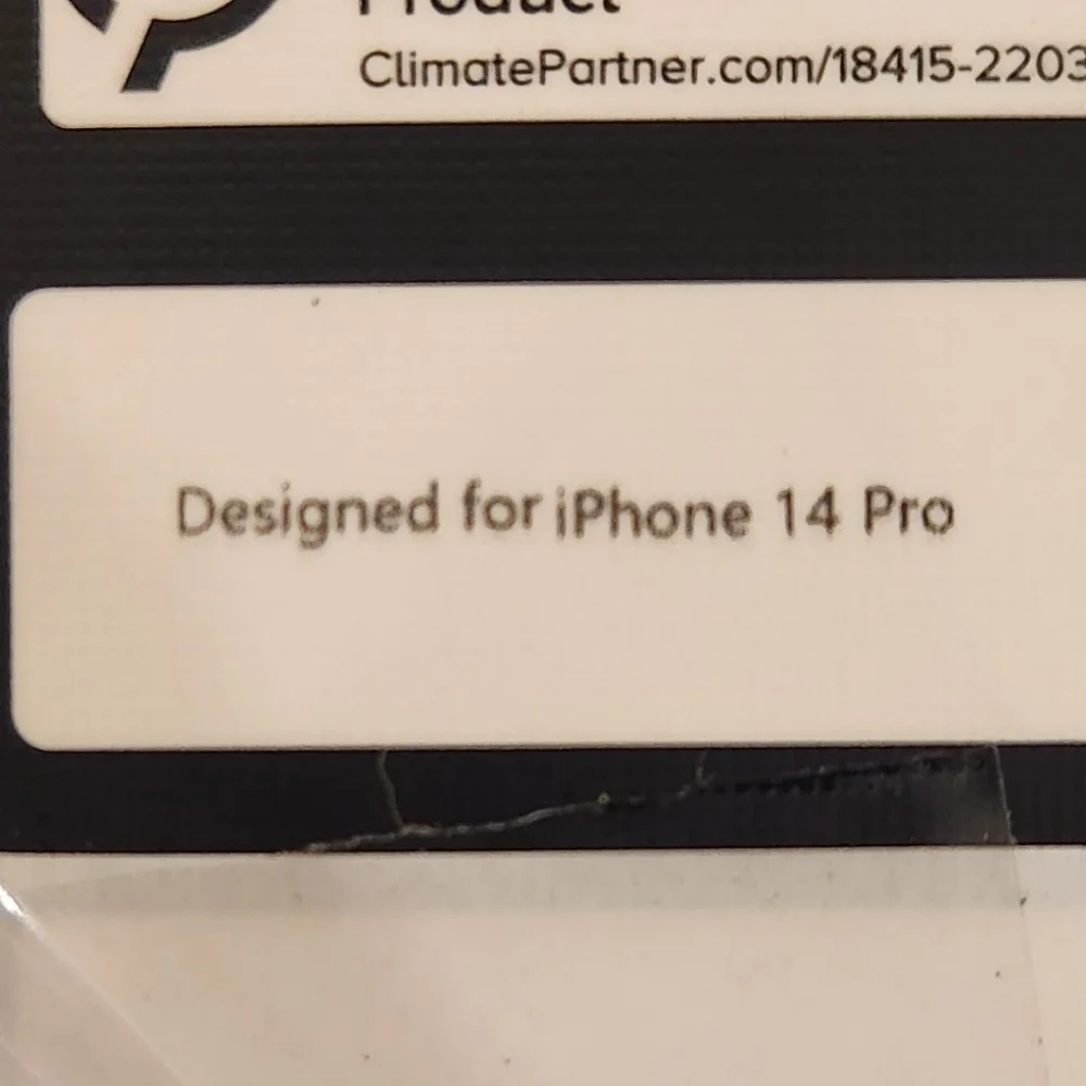 📱Torras Black Phone Case for iPhone 14 Pro – Ultra Thin – New (Open Box)